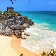 Beautiful beach in Tulum